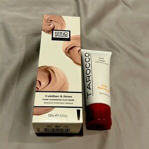 ERNO LASZLO exfoliant and detox and TAROCCO foot cream bundle. NEW